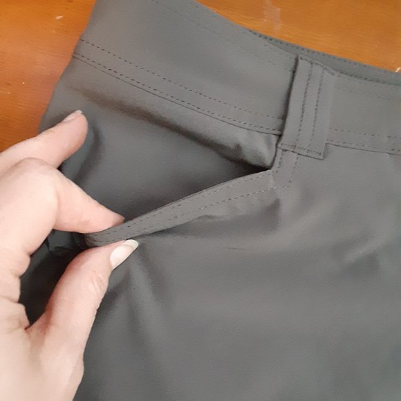 Eddie Bauer Dark Smoke Gray or Stone Adventure Skort - Picture 5 of 16